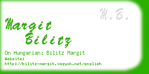 margit bilitz business card